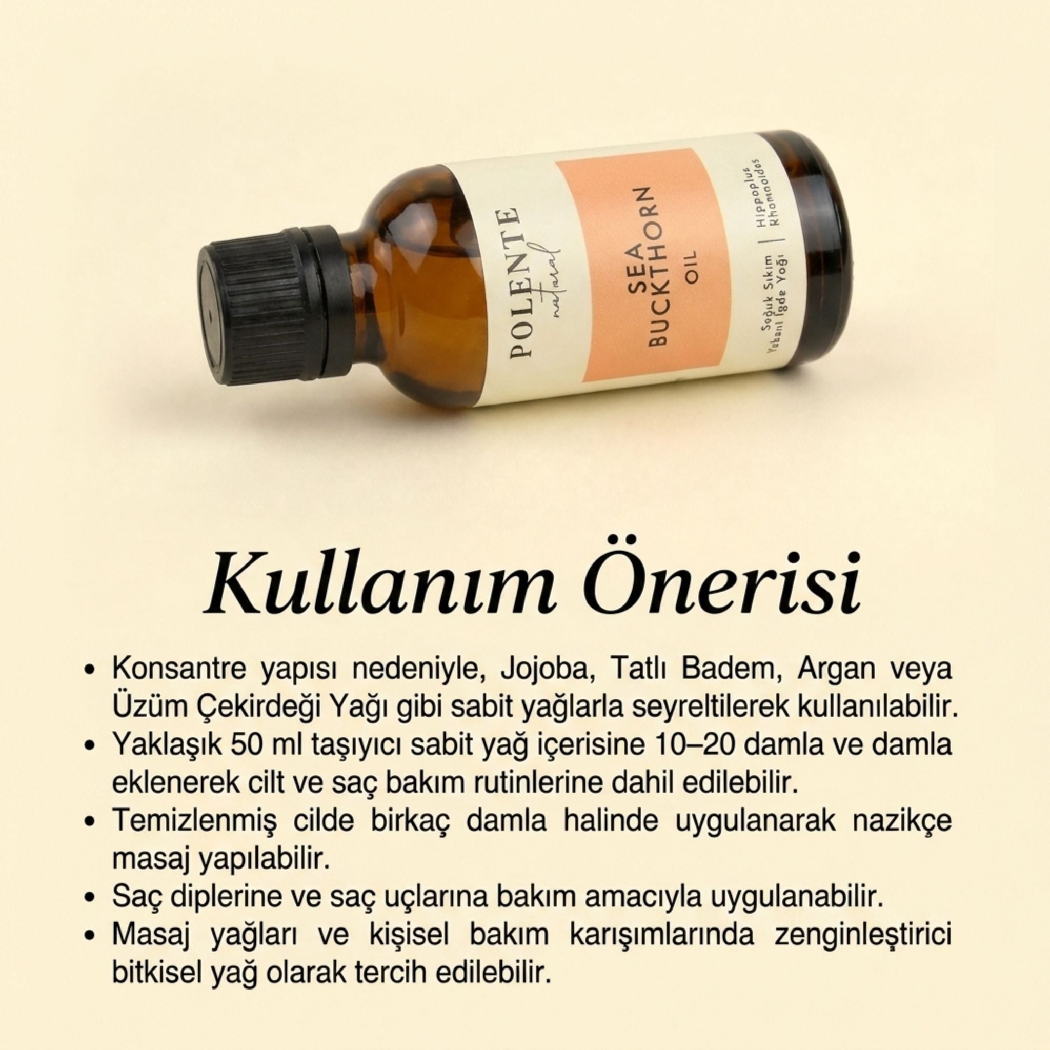 Yabani İğde Yağı - Soğuk Sıkım (30 ml)