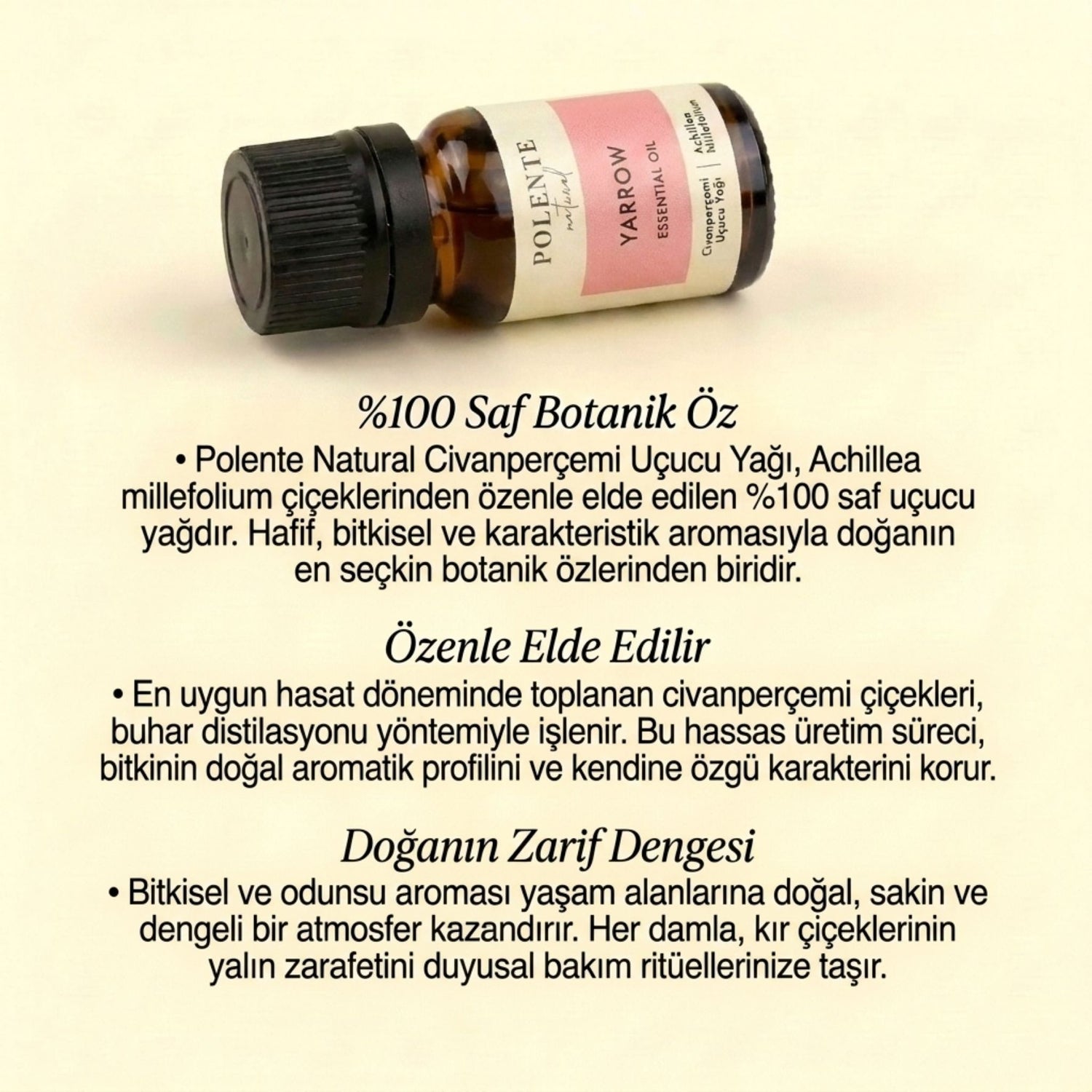 Civanperçemi Uçucu Yağı (5 ml)