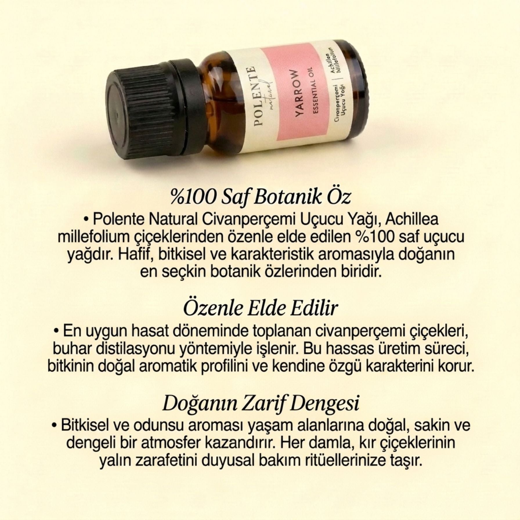 Civanperçemi Uçucu Yağı (5 ml)