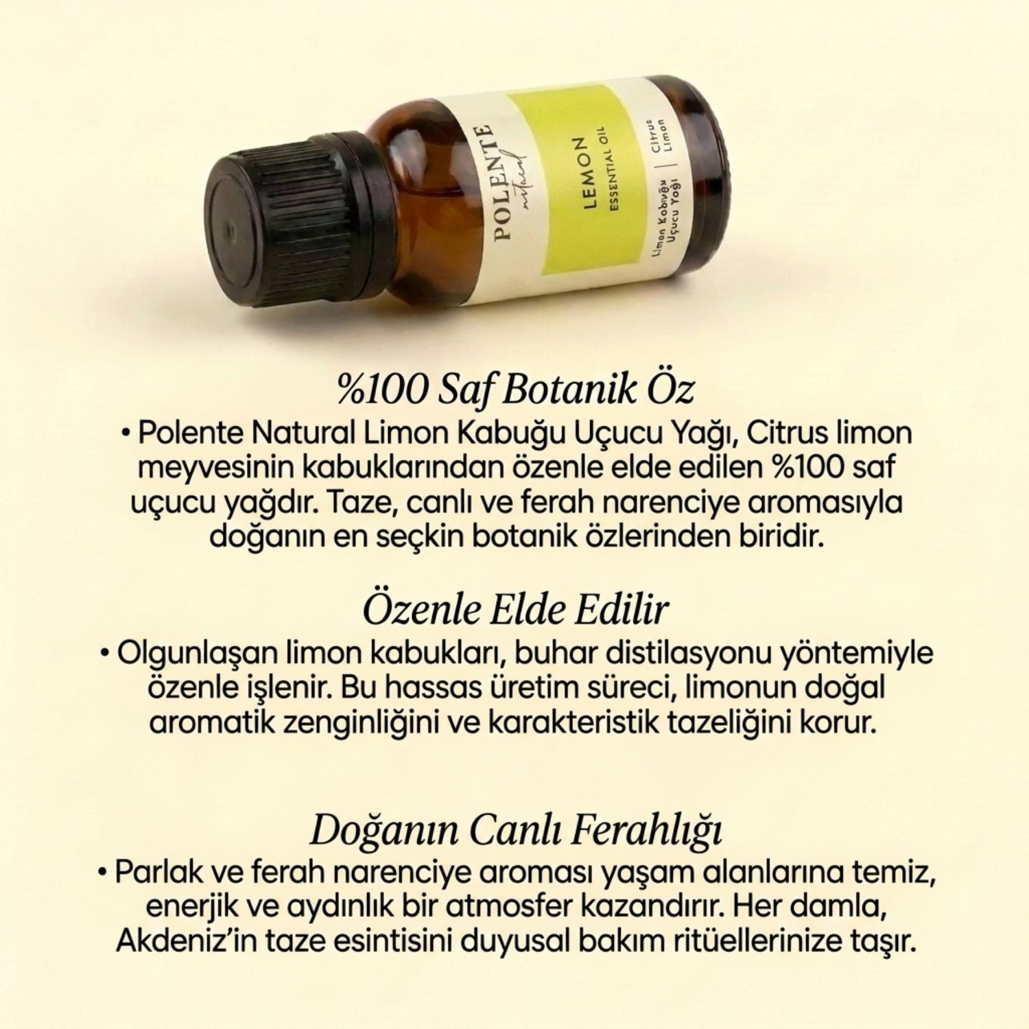 Lemon Peel Essential Oil (10 ml)