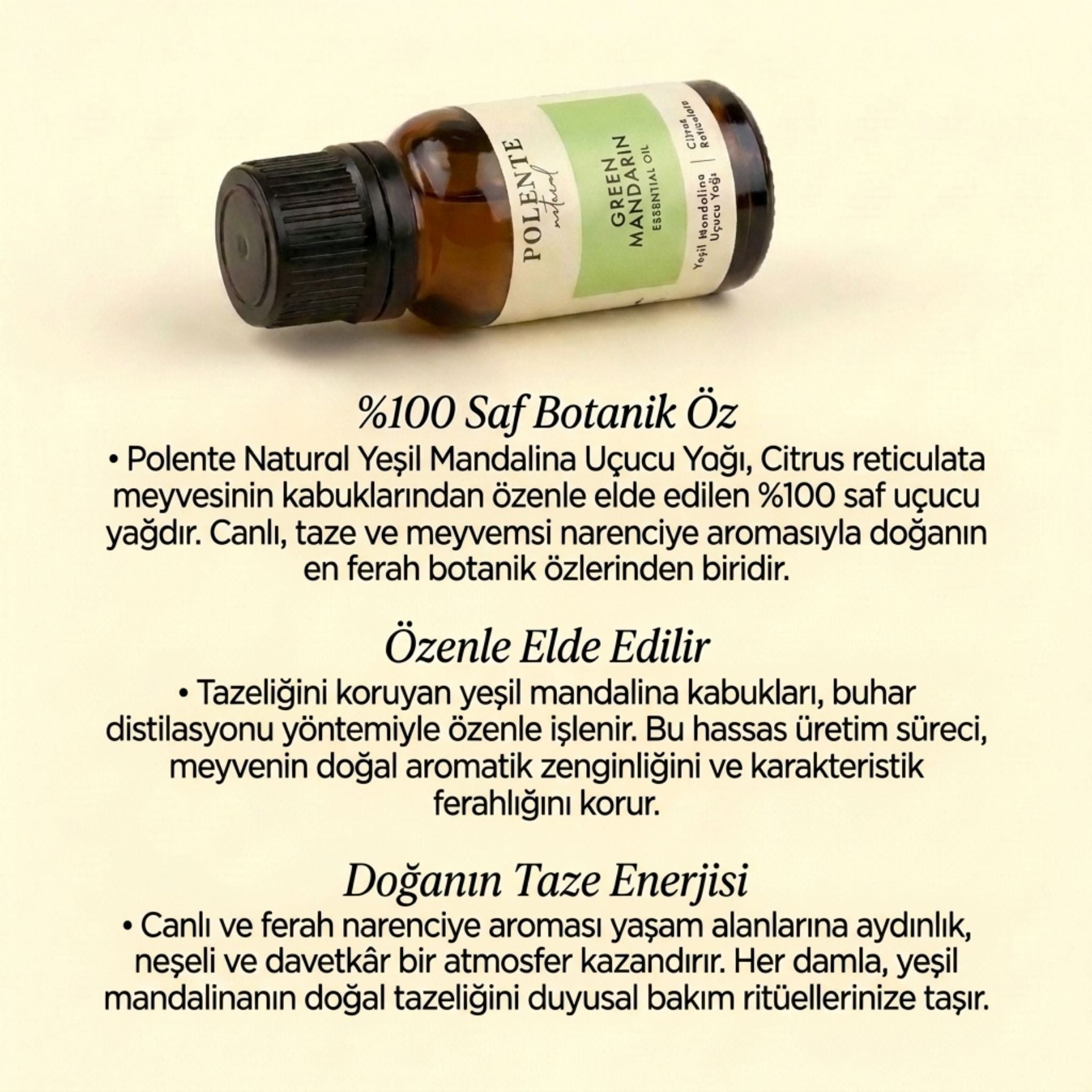 Yeşil Mandalina Uçucu Yağı (10 ml)