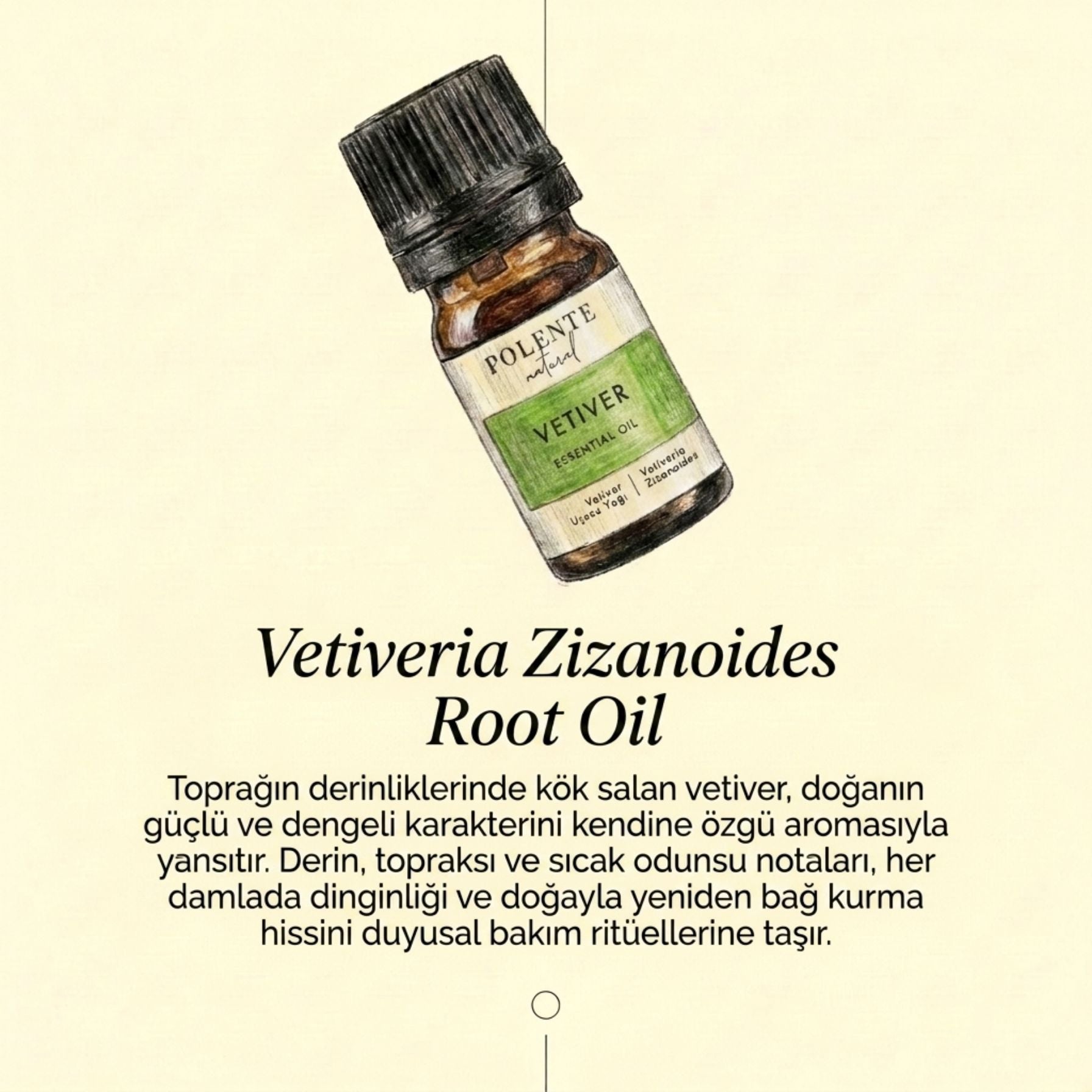 Vetiver Uçucu Yağı (5 ml)