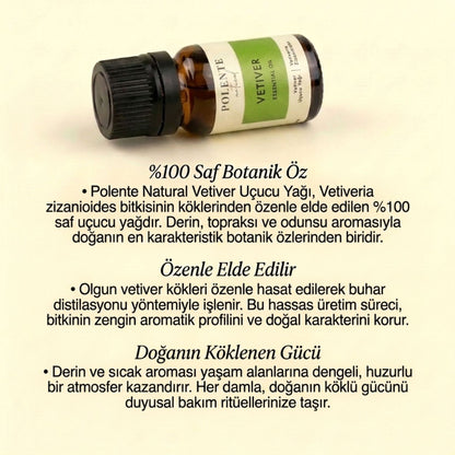 Vetiver Uçucu Yağı (5 ml)