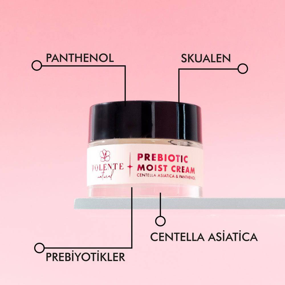 Prebiotic Moist Cream - Cica &amp; Panthenol Yoğun Nemlendirici Prebiyotik Yüz Kremi (50 ml)