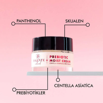 Prebiotic Moist Cream - Cica &amp; Panthenol Yoğun Nemlendirici Prebiyotik Yüz Kremi (50 ml)