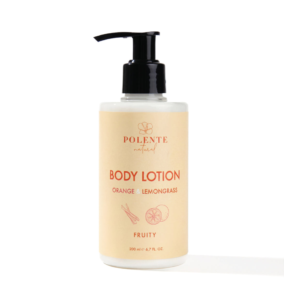 Polente Natural Vücut Losyonu- Portakal Çiçeği &amp; Limon Otu (200 ml)