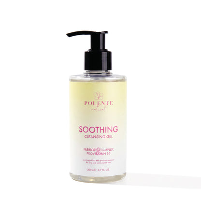 Polente Natural Soothing Cleansing Gel - Yatıştırıcı Yüz Yıkama Jeli / Kuru ve Karma Ciltler (200 ml)