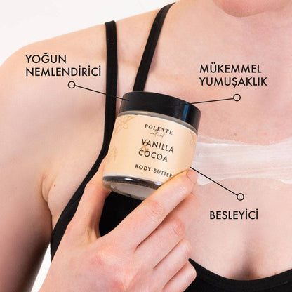 Vanilya &amp; Kakao Body Butter / Yoğun Vücut Nemlendiricisi (100 ml)