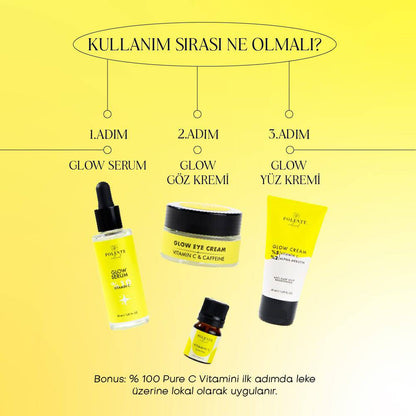GLOW SERUM %10 C Vitamini İçeren Aydınlatıcı Leke Serumu (30 ml)