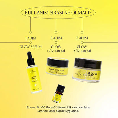 GLOW SERİSİ - C Vitamini İçeren Leke Karşıtı Bakım Seti