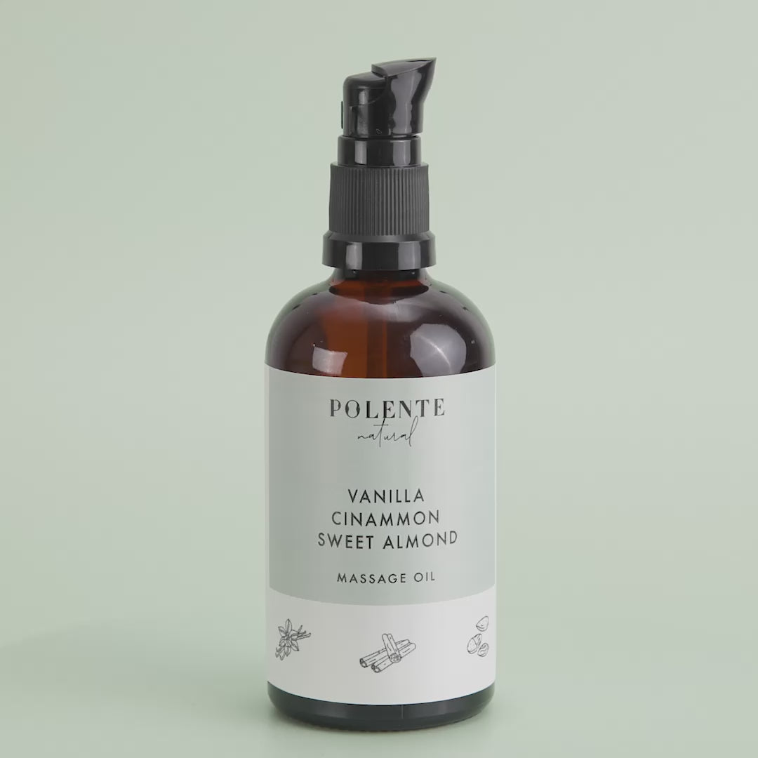 Tarçın &amp; Vanilya Enerji Verici Masaj Yağı (100 ml)