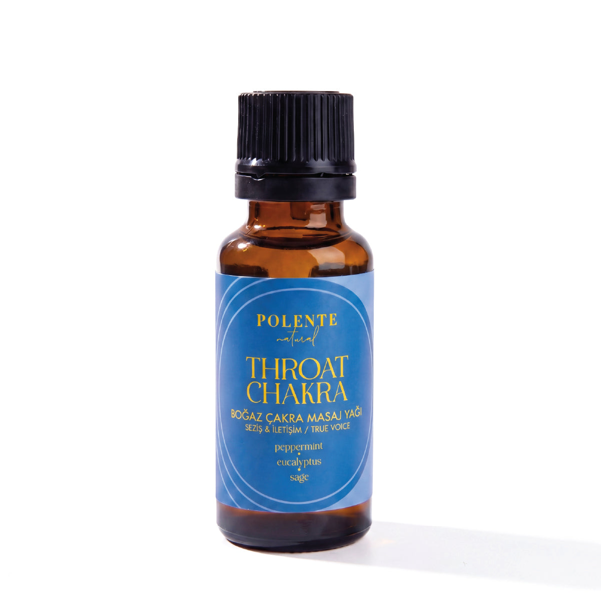 Polente Natural Boğaz Çakra Masaj Yağı- Seziş &amp; İletişim (20 ml)